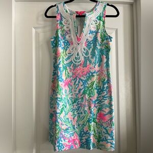 Lilly Pulitzer Harper Shift Dress in Coral Bay